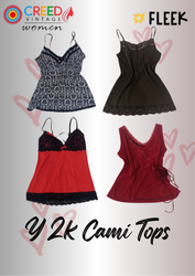 IQ0117 Y2k Cami Tops - 08 Pezzi