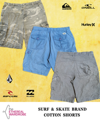 Surf & Skate Brand Cotton Shorts 10pcs with Quiksi..
