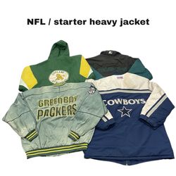 NFL - Starter Heavy Jacket 7x Teile Bundle