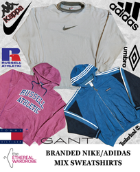 Branded Sweatshirts Including Nike, Adidas, Russel..