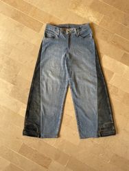 Reworked/Upcycled Levi's Wide Leg Jeans