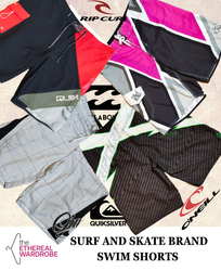 Swim Shorts of Surf Wear and Skateboard Brand Incl..