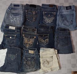 L. A IDOL USA AND OTHER MIX BRANDS MINI SHORTS (ID..