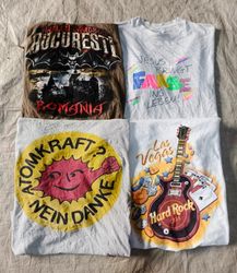 Einzelstiche, Harley Davidson und Hard Rock Cafe T..