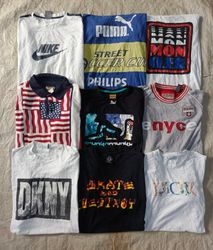 Versace and vintage mix brand t shirts