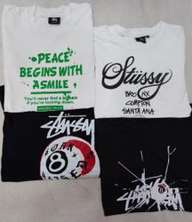 CV0191 Rework Style Stussy T-shirts