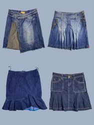 Denim Magic: Trendy Skirt Vibes(TS:589)