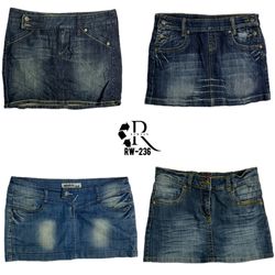 Jupes en denim mini Y2K IT Girl (RW-236)