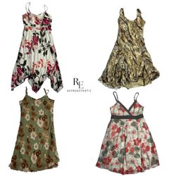Y2K Floral Summer Dresses (RE-1205)