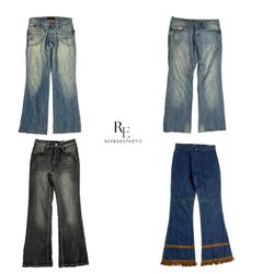 Y2K IT Girl Denim Jeans (RE-1207)