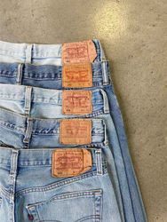 Vintage levis 501 and orange tab