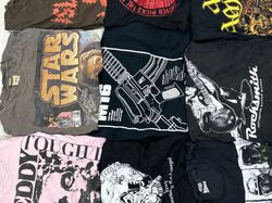 Unbranded Grafikdruck T-Shirt 25 Stk. (E..