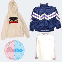 Y2K & 90s Styled Sweatshirts Hoodies/ Jackets/Crew..
