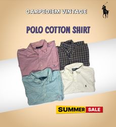 CAMISAS DE ALGODÓN POLO RL