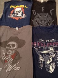 #662 Camisetas Góticas Masculinas -13