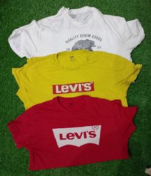 Levi's T shirt and CAT T shirt