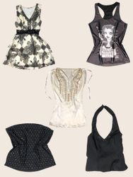 The Mix of All x Y2K Tops S-1133