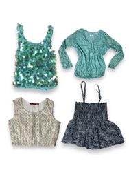 Blue Summer Skies!! x Y2K Tops S-1124