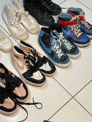 Hi tops Branded Sneaker Bundle of 11 Sneaker