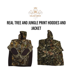 Real Tree and Jungle Print Mixed Jackets