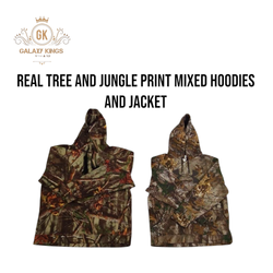 Real Tree and Jungle Print Mixed Jackets