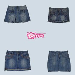 Y2K IT Girl Denim Mini Röcke (01. Juni)