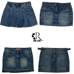 Y2K Denim Mini Skirts (RW-248)