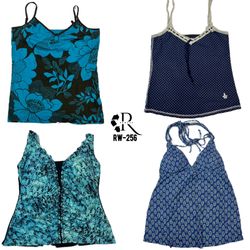 Y2K Oceanic Soft Cami Tops (RW-256)