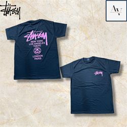 Stussy rework style world tour t shirts
