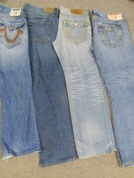 HD835 Men Vintage True Religion Baggy Je..