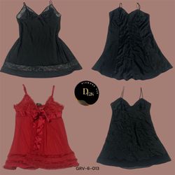 Striking Black & Red Slip Dress – Feminine & Flirt..