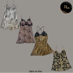 Abito a sottoveste stampato Grunge Romance – Y2K M..
