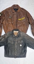 Mens motorbike leather jackets