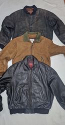 Men vintage leather jackets