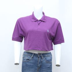 Crop Top polo riciclato