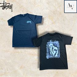 Stussy rework style metalheadz black t shirts