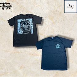 Stussy rework style beach house pigment tee