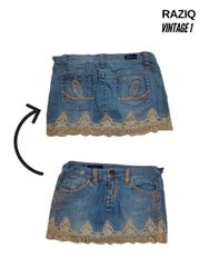 Y2k Denim Mini Skirts
