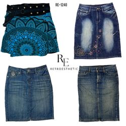 Gonne Midi in Denim Y2K IT Girl (RE-1240)