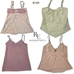 Top Cami Soft Girl Era Y2K (RE-1241)
