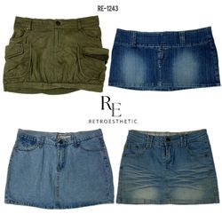 Gonne in denim mini Y2K Paris Hilton (RE-1243)