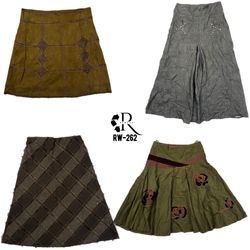 Gonne in lana uniche Y2K (RW-262)