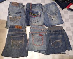 LEVI'S GUESS AND OTHER BRAND MINI SKIRTS (MR597)