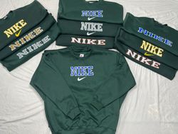 Rework Style Nike Green Sweatshirt.