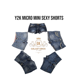 Pantaloni Corti Micro Mini Sexy Y2k