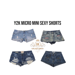 Y2k Micro Mini Pantaloni Sexy