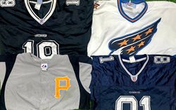 Magliette Sportive NFL NHL NBA e altri marchi 25 p..