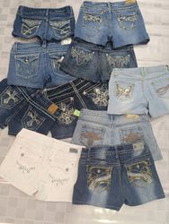 R77 Ladies Y2k Embellished Hot Sexy Shor..