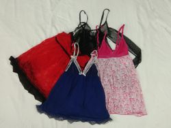 CR0134 Y2k Lingerie Cami Tops - 10 Peças