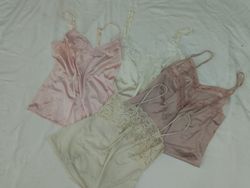 IQ0136 Y2K Soft Royal Vibe Slip Top - 12 Peças